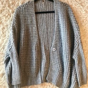 Free People Oversized Knit Cardigan